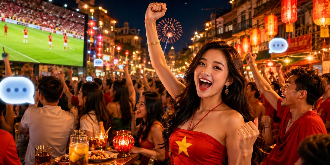 Chợ đêm Hà Nội minh họa thói quen duyệt thể thao và game trên di động