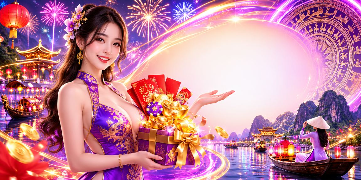 Phong cách phong bao neon tại Ninh Bình minh họa thông tin tài khoản và ưu đãi